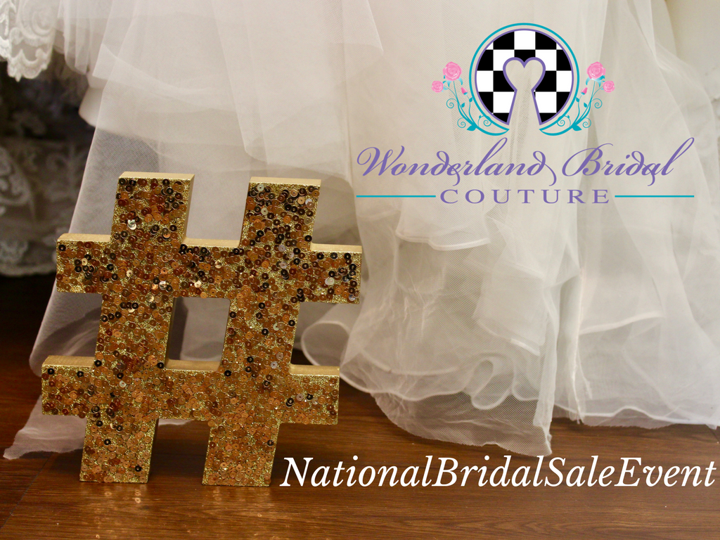 Wonderland Bridal&#39;s National Bridal Sale Event. Desktop Image