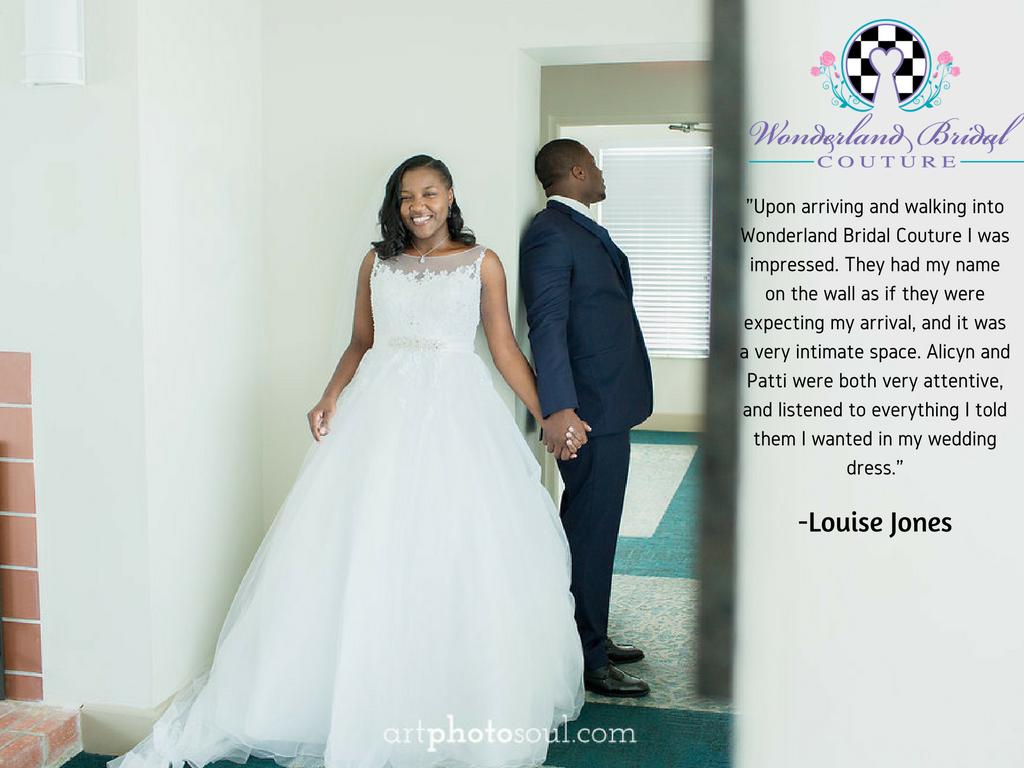 Bridal Testimonial - Louise. Desktop Image