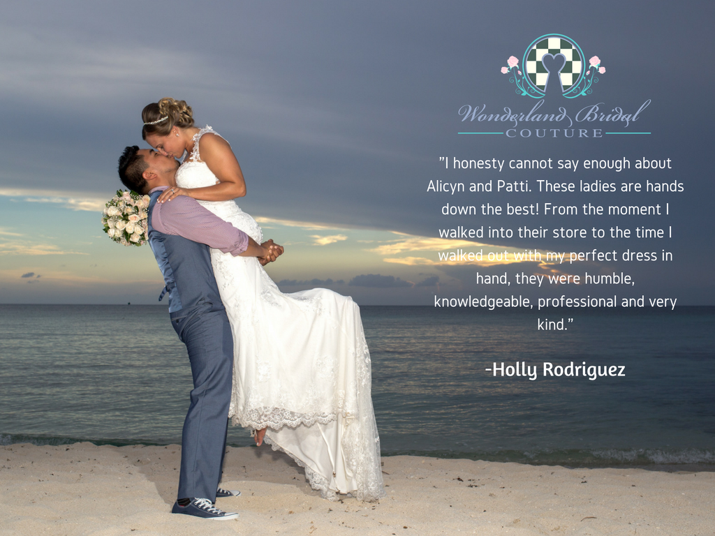 Bridal Testimonials - Holly. Desktop Image