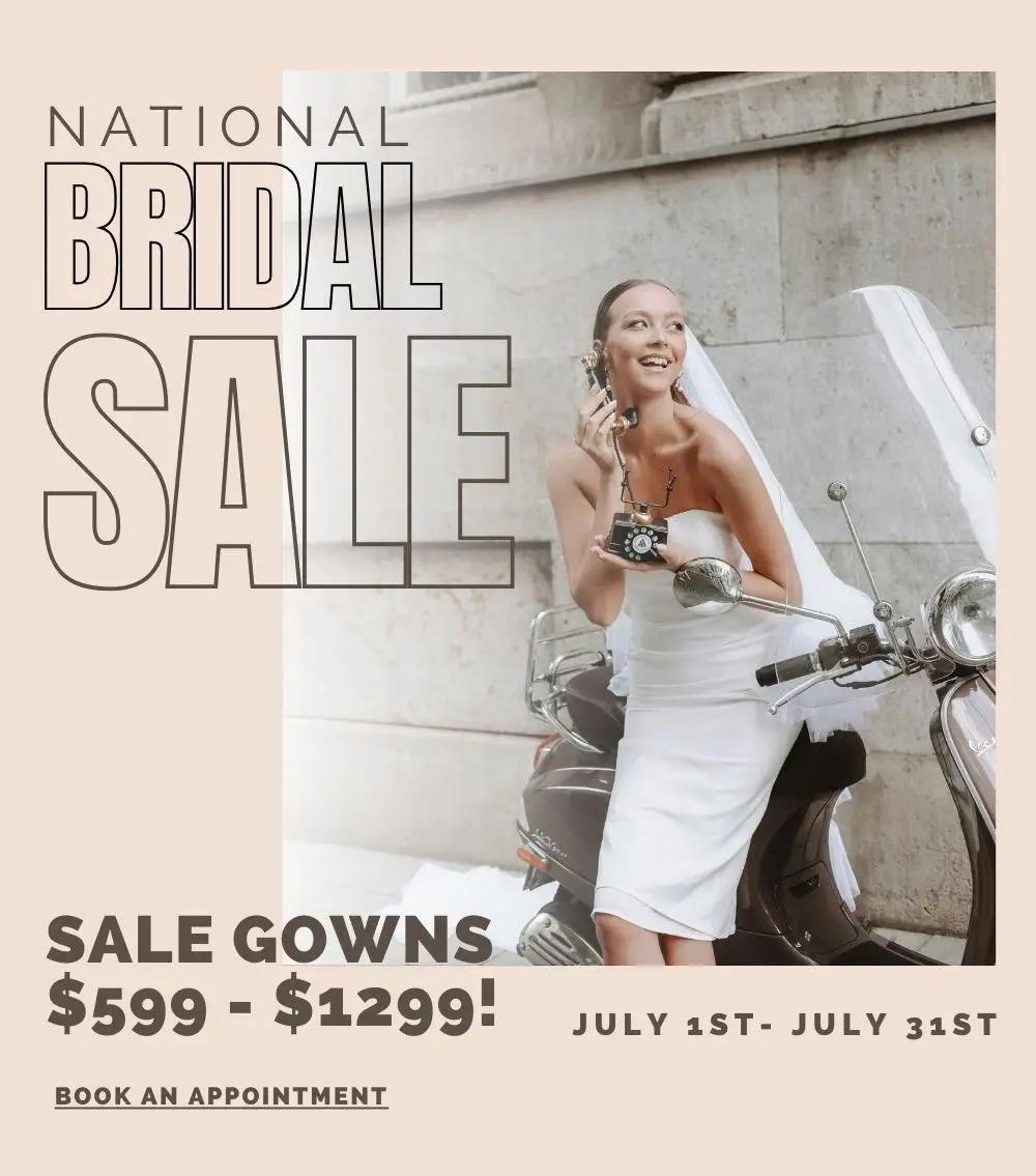 Mobile National Bridal Sale Banner