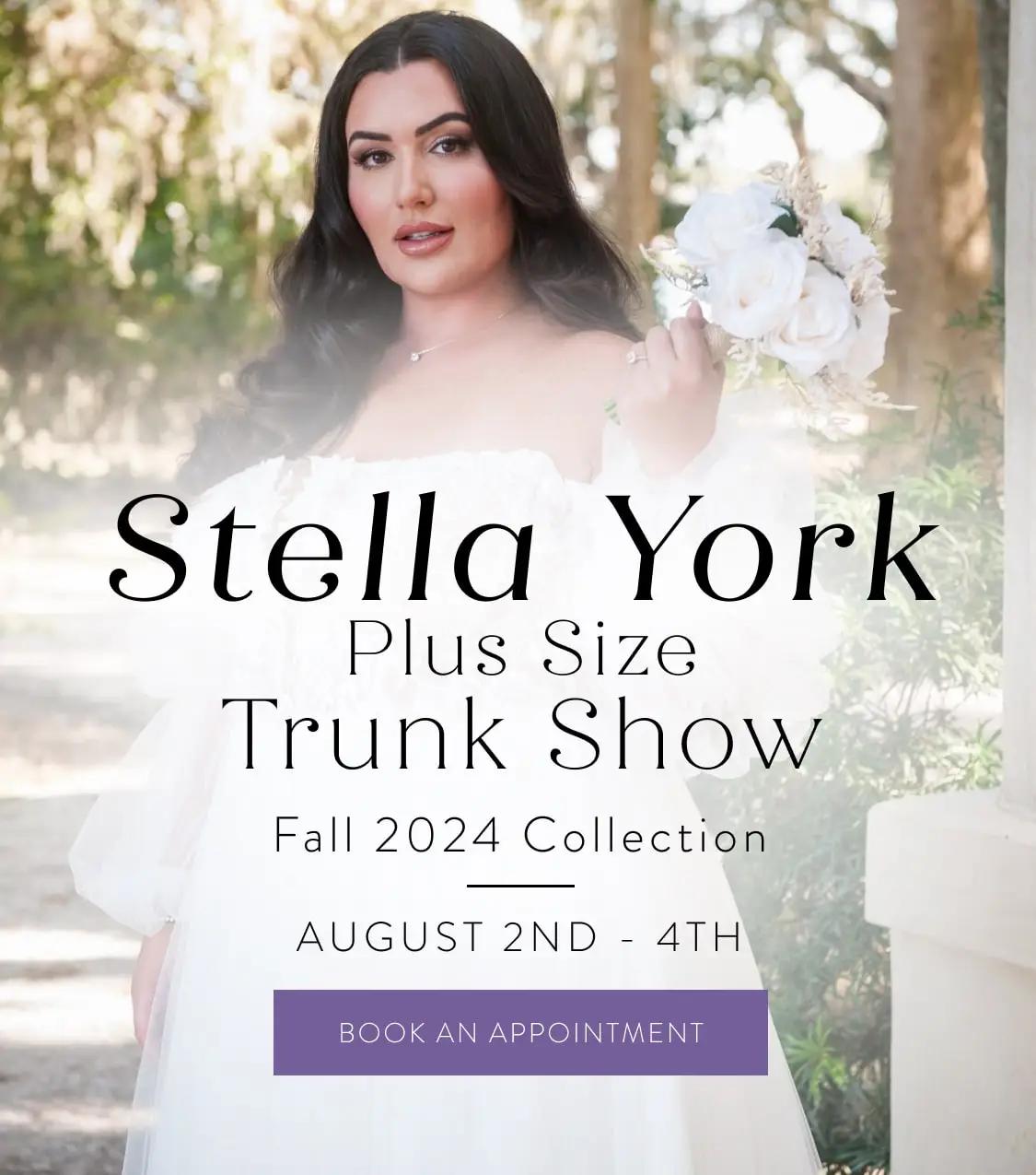 stella york plus size lace dress