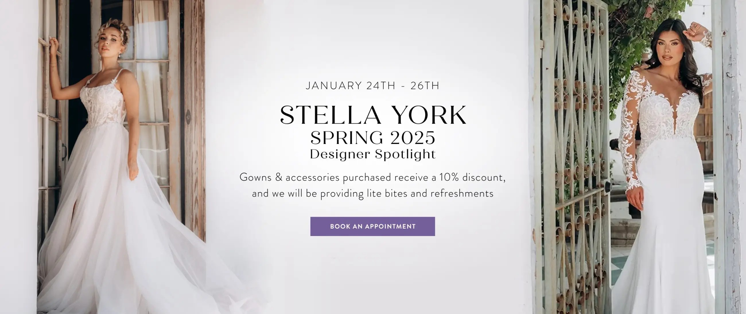 Stella York Designer Spotlight Desktop Banner