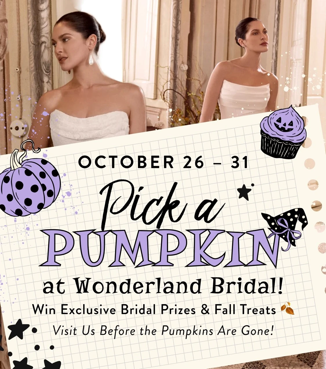 Pick a Pumpkin at Wonderland Bridal