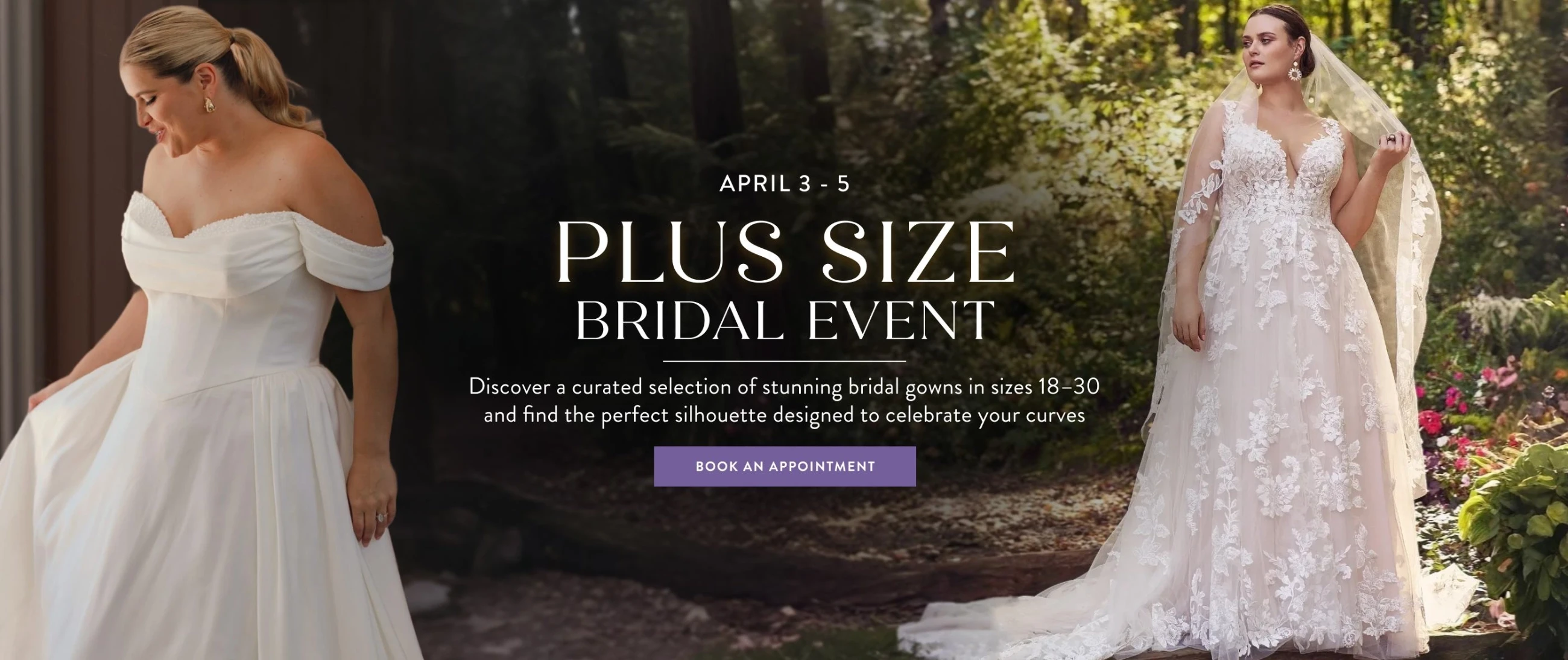 Plus Size Bridal Event Banner